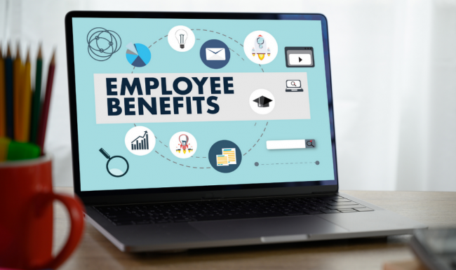 Employee benefits intranet image