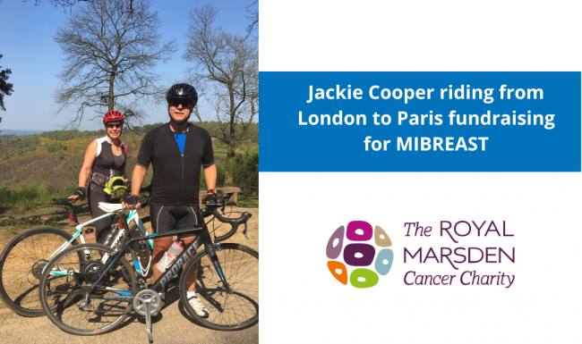 Jackie Cooper fundraising intranet image