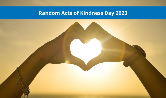 Random Acts of Kindness Day 2023 intranet image A