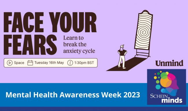 Unmind – Face your fears intranet banner
