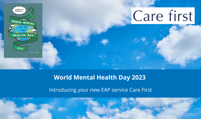 World Mental Health Day 2023 intranet banner